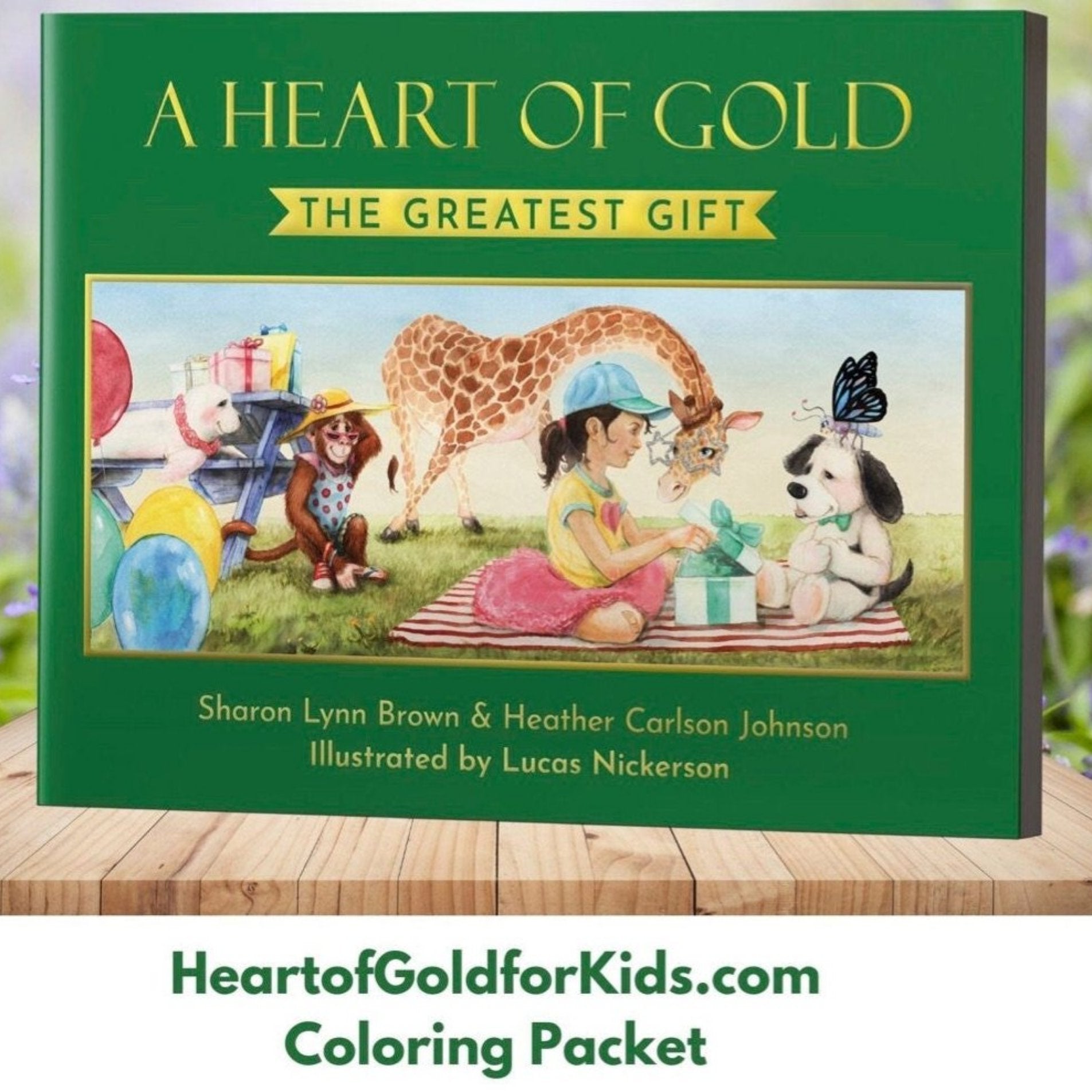 Childrens Coloring Book on Values—A Heart of Gold The Greatest Gift Coloring Pages—Digital Download Coloring Book on Values