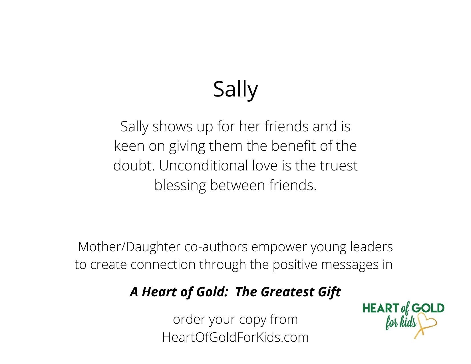 Notecard - Unconditional Love - A Heart of Gold: The Greatest Gift