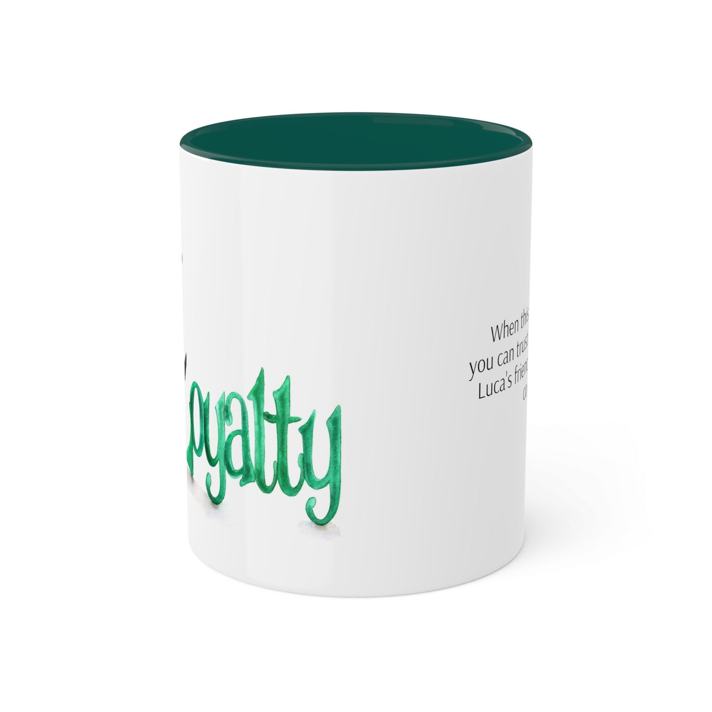 Loyalty mug featuring Luca the Pup