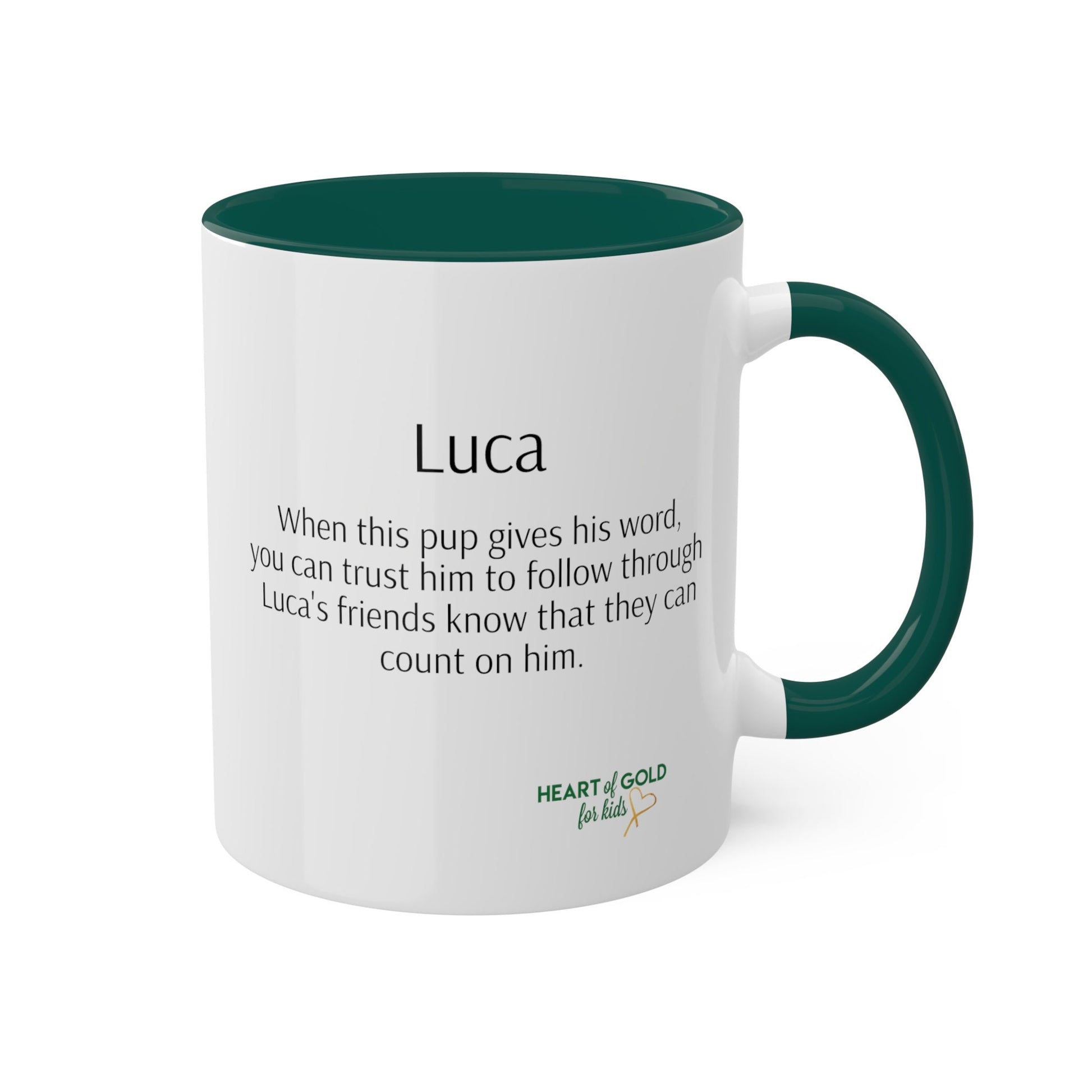 Loyalty mug featuring Luca the Pup