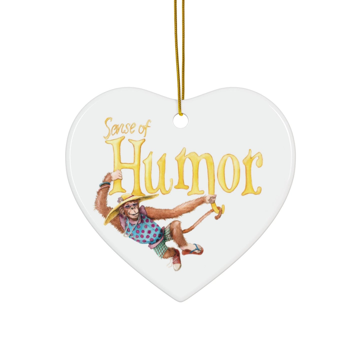 Christmas Ornament with a Sense of Humor from A Heart of Gold The Greatest Gift. A family heirloom keepsake