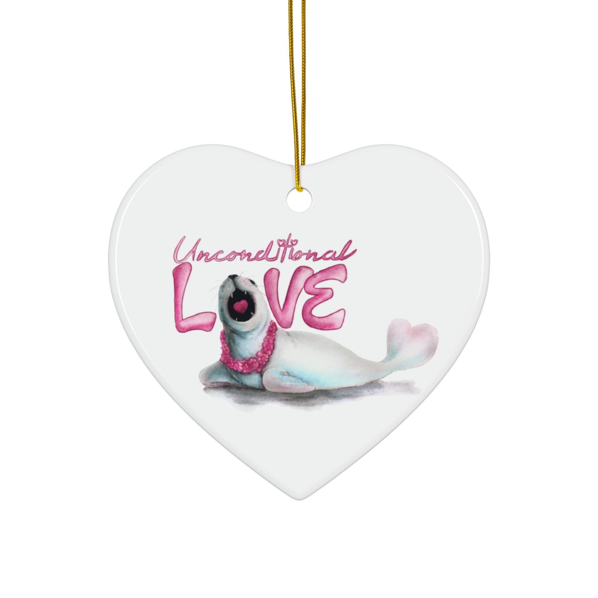 Ceramic Ornament to Celebrate Christmas with Sally and Unconditional Love