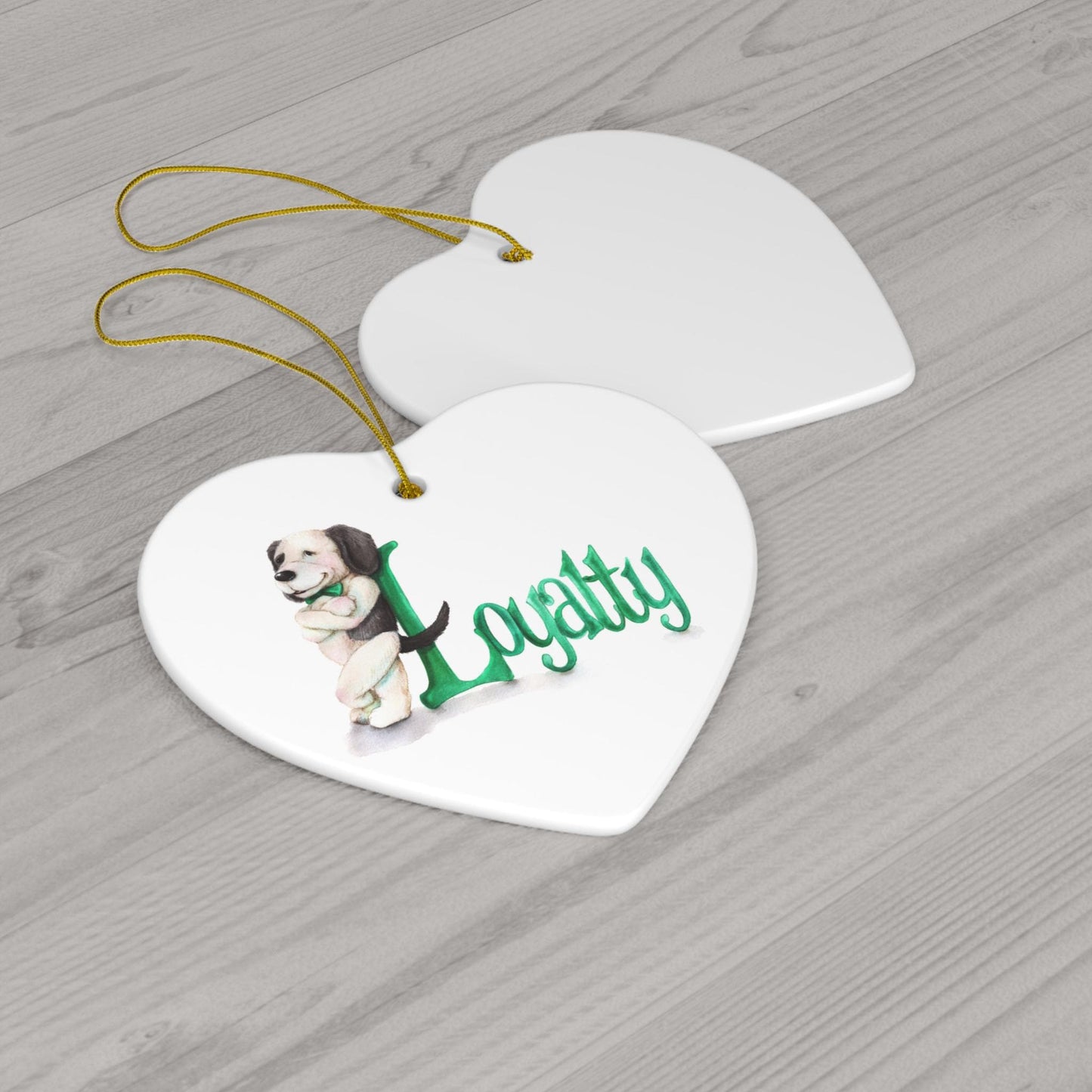 Loyalty Christmas Ornament with Luca from A Heart of Gold The Greatest Gift. A family heirloom keepsake