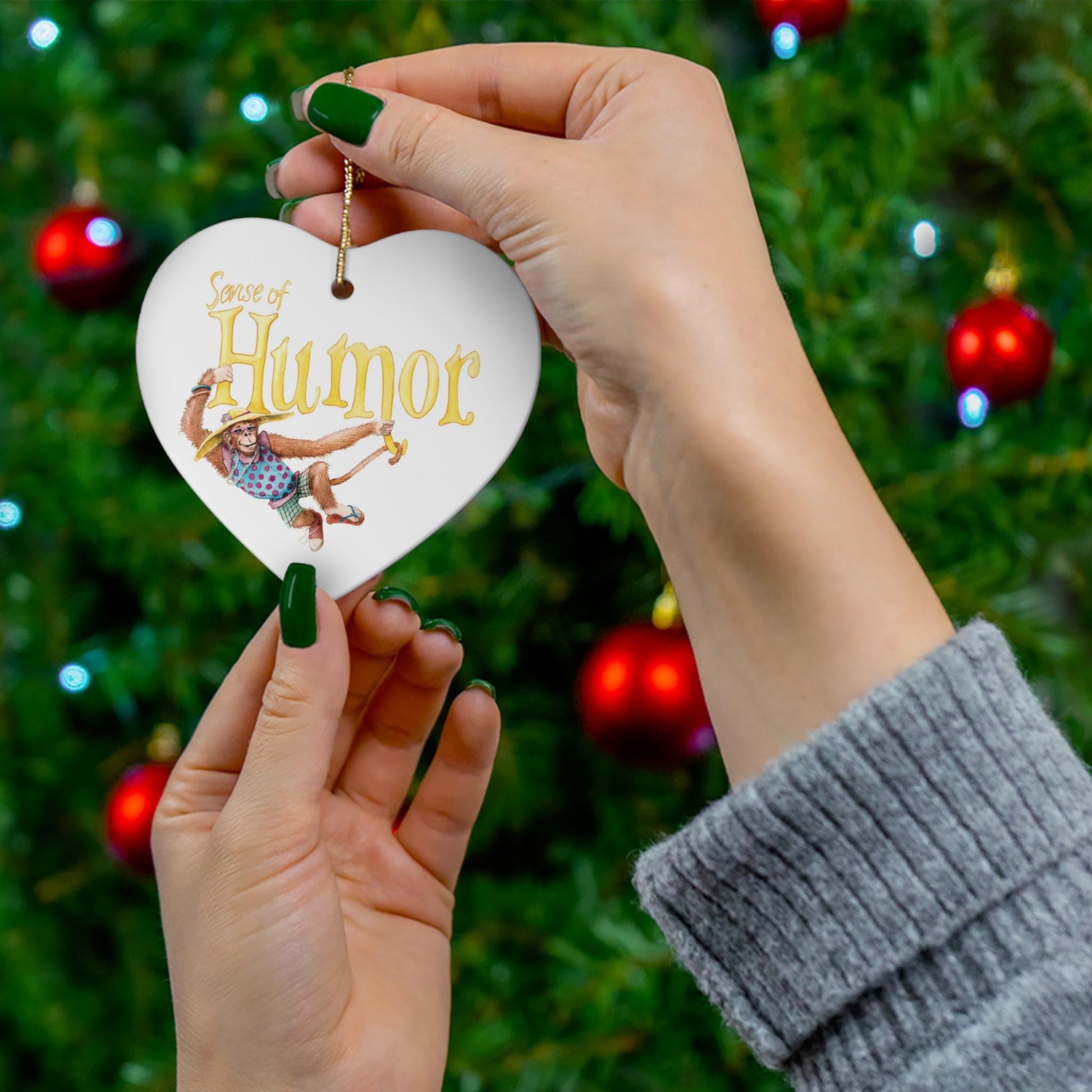 Christmas Ornament with a Sense of Humor from A Heart of Gold The Greatest Gift. A family heirloom keepsake